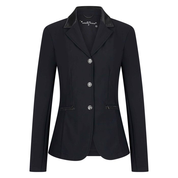 Competition jacket IRHVive Capone - 9528 - Black-Gun metal