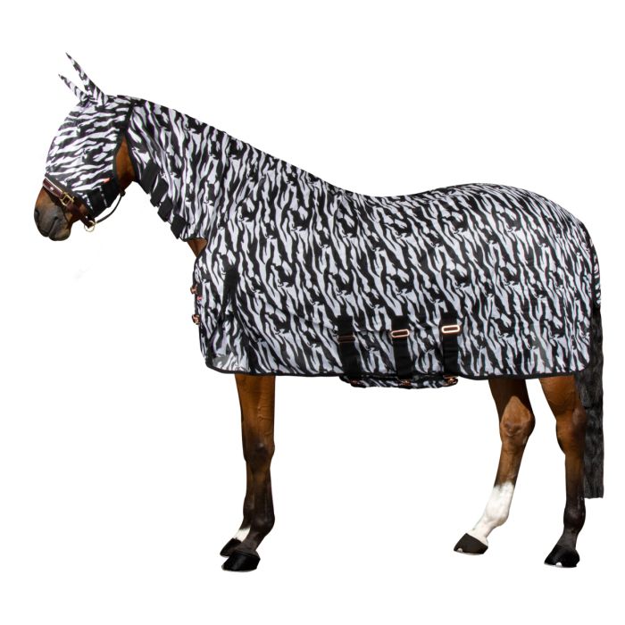 Fly blanket IRHCarly - 9066 - Black zebra