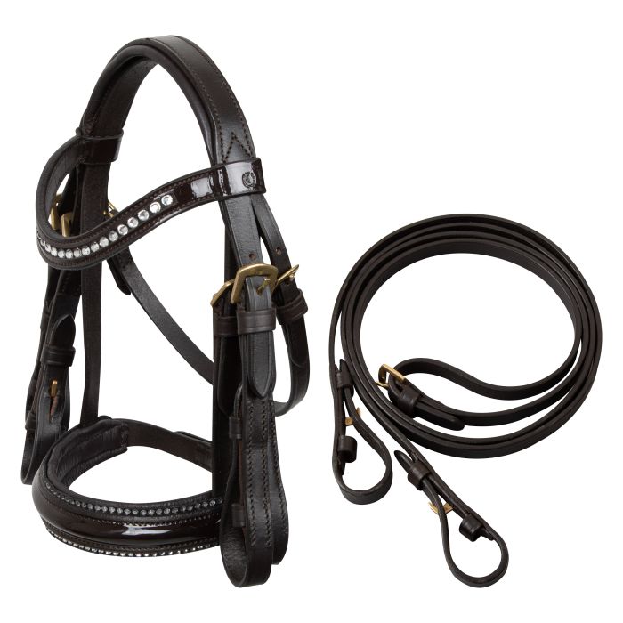 Hobby Horse weymouth bridle IRHGrand Prix - 8000 - Brown