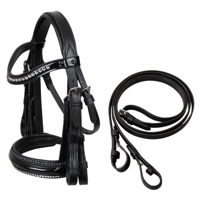 Hobby Horse weymouth bridle IRHGrand Prix - 9000 - Black Hobby Horse weymouth bridle IRHGrand Prix - 9000 - Black