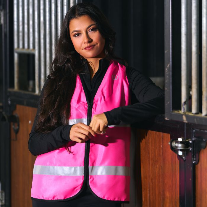 Riders vest IRHReflective - 3001 - Pink