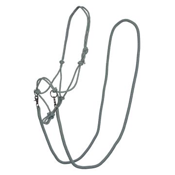 Rope headcollar IRH-Free Ride -  Dark sage