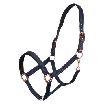 Headcollar IRH-Classic Sport -  Navy-Rosegold