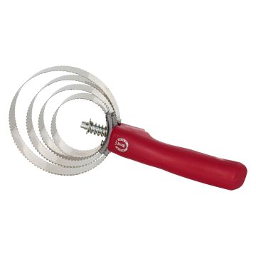 Curry comb metal IRH -  Red