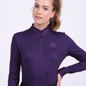 Top IRH-Anna longsleeve -  Black berry