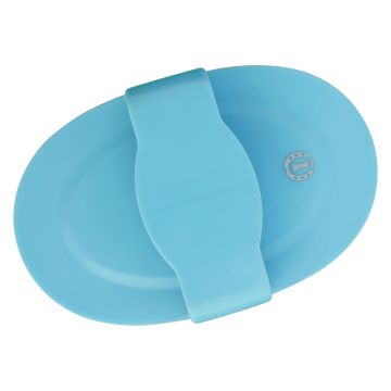 Spring comb plastic Soft with handle big IRH -  Blue Breeze