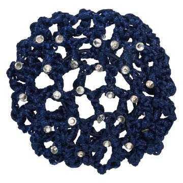 Haarnetje met diamanten IRH -  Navy