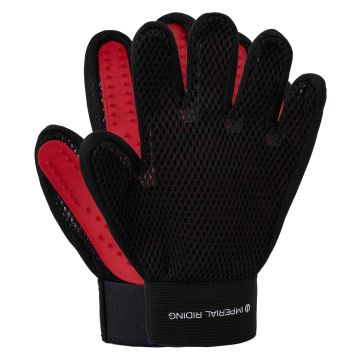 Grooming glove rubber IRH -  Pink