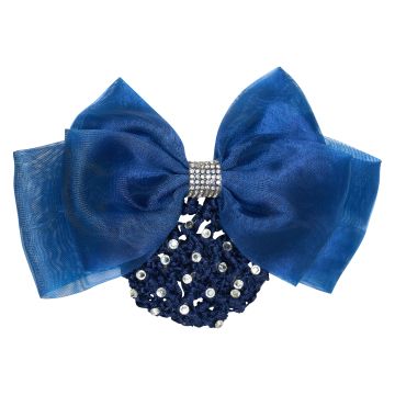 Haarstrik met net en diamanten IRH -  Navy