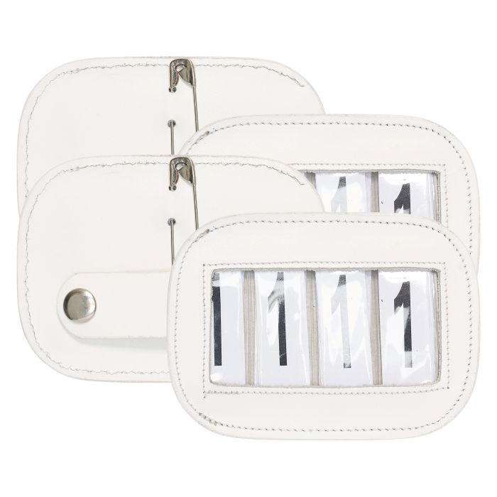 Competition number IRHSquare, set of 2 pcs - 0001 - White Competition number IRHSquare, set of 2 pcs - 0001 - White