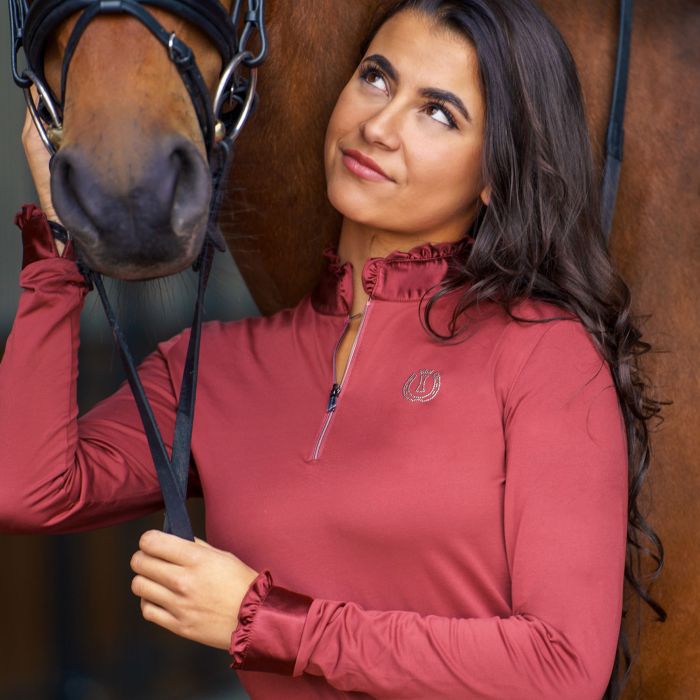 Top IRHAnna longsleeve - 3101 - Dark Rosy Top IRHAnna longsleeve - 3101 - Dark Rosy