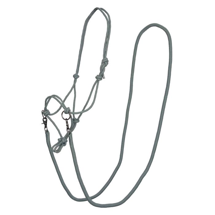 Rope headcollar IRHFree Ride - 6112 - Dark sage Rope headcollar IRHFree Ride - 6112 - Dark sage