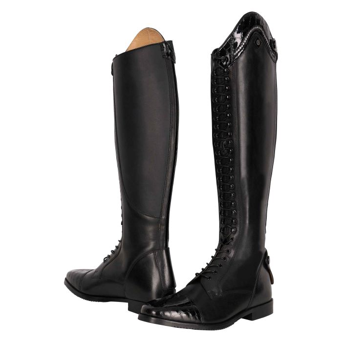 Riding boots IRHOlania Dressage Regular/Regular - 9515 - Black-Black Croco Riding boots IRHOlania Dressage Regular/Regular - 9515 - Black-Black Croco