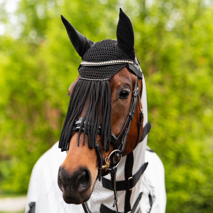 Flyveil fringes IRH - 9000 - Black Flyveil fringes IRH - 9000 - Black