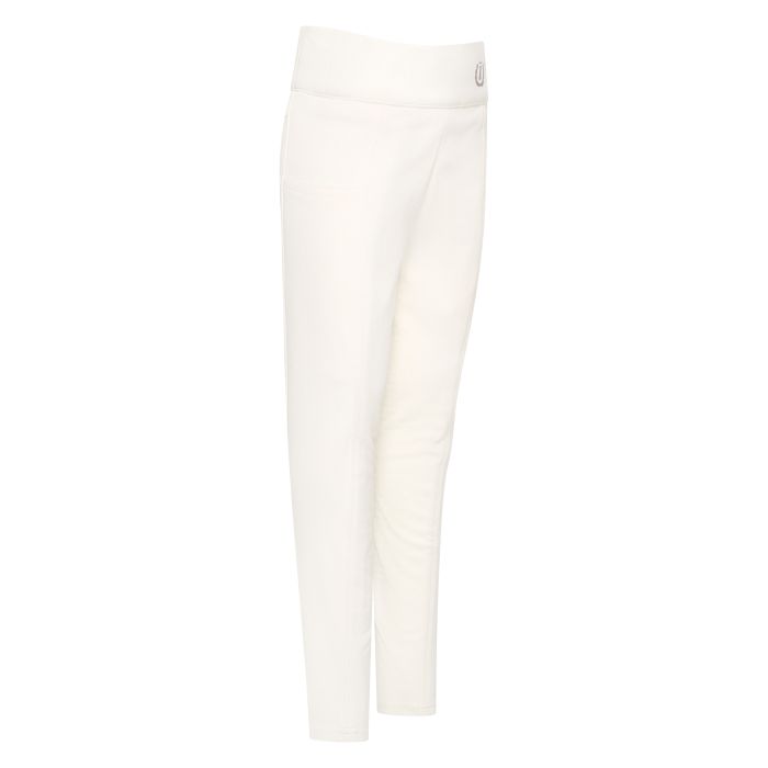 KIDS Riding tights IRHTessy FullGrip - 0001 - White 