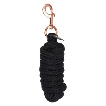 Lead rope IRH-Classic SH -  Black-Rose gold