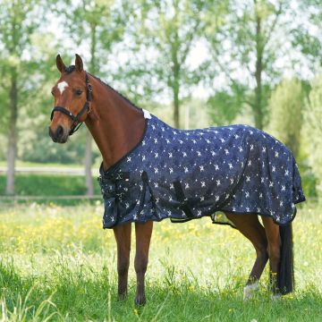 Fly blanket IRH-Carlys -  Grey Pixie Dust AOP