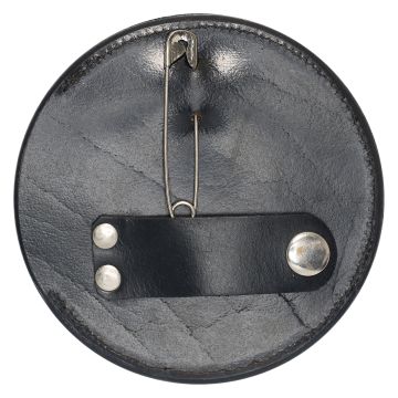 Competition number IRH-Round, set of 2 pcs -  Black