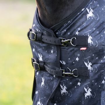 Fly blanket IRH-Carlys -  Grey Pixie Dust AOP
