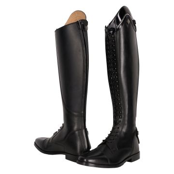 Riding boots IRHOlania Dressage Long/Narrow -  Black lack-Chrystal
