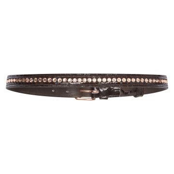 Belt IRH-Olania Sparkle - - Brown Rosé Metal