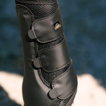 Brushing boots IRH-Cloud Dancer -  Black