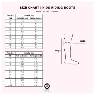 Riding boots IRH-Walker Glam -  Black matt