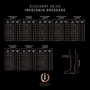 Riding boots IRHOlania Dressage Long/Narrow -  Black lack-Chrystal