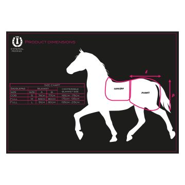 Detachable exercise blanket IRHMultiride -  Black